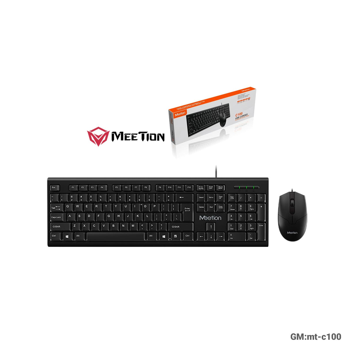MEETION USB Wired Combo "mt-c100"