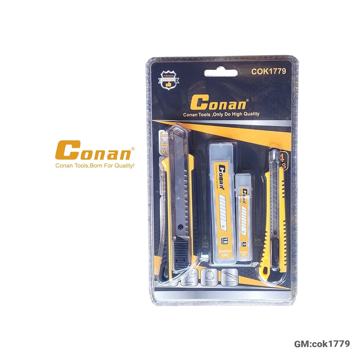 Cutter Knife 12pcs Set "cok1779"