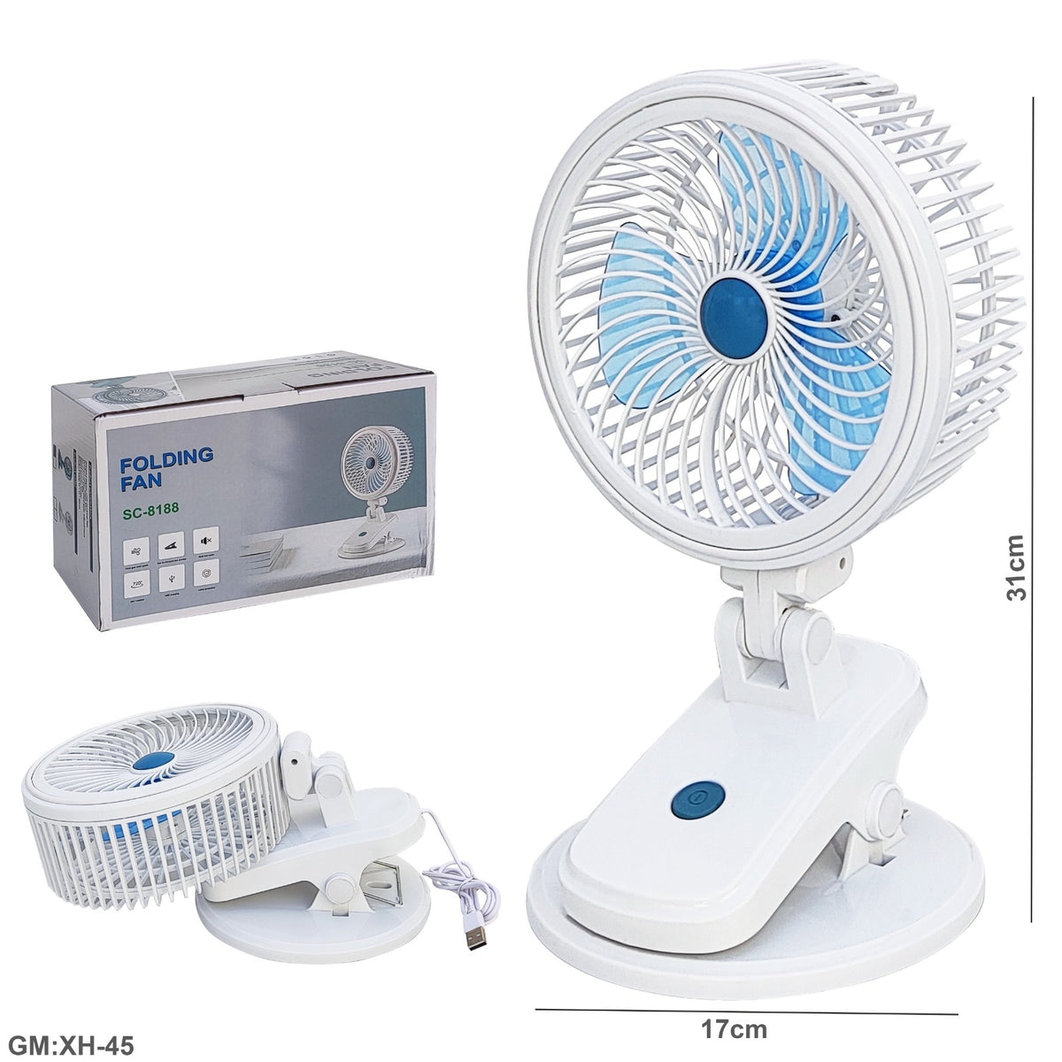 360° Mini Portable Fan "xh-45"