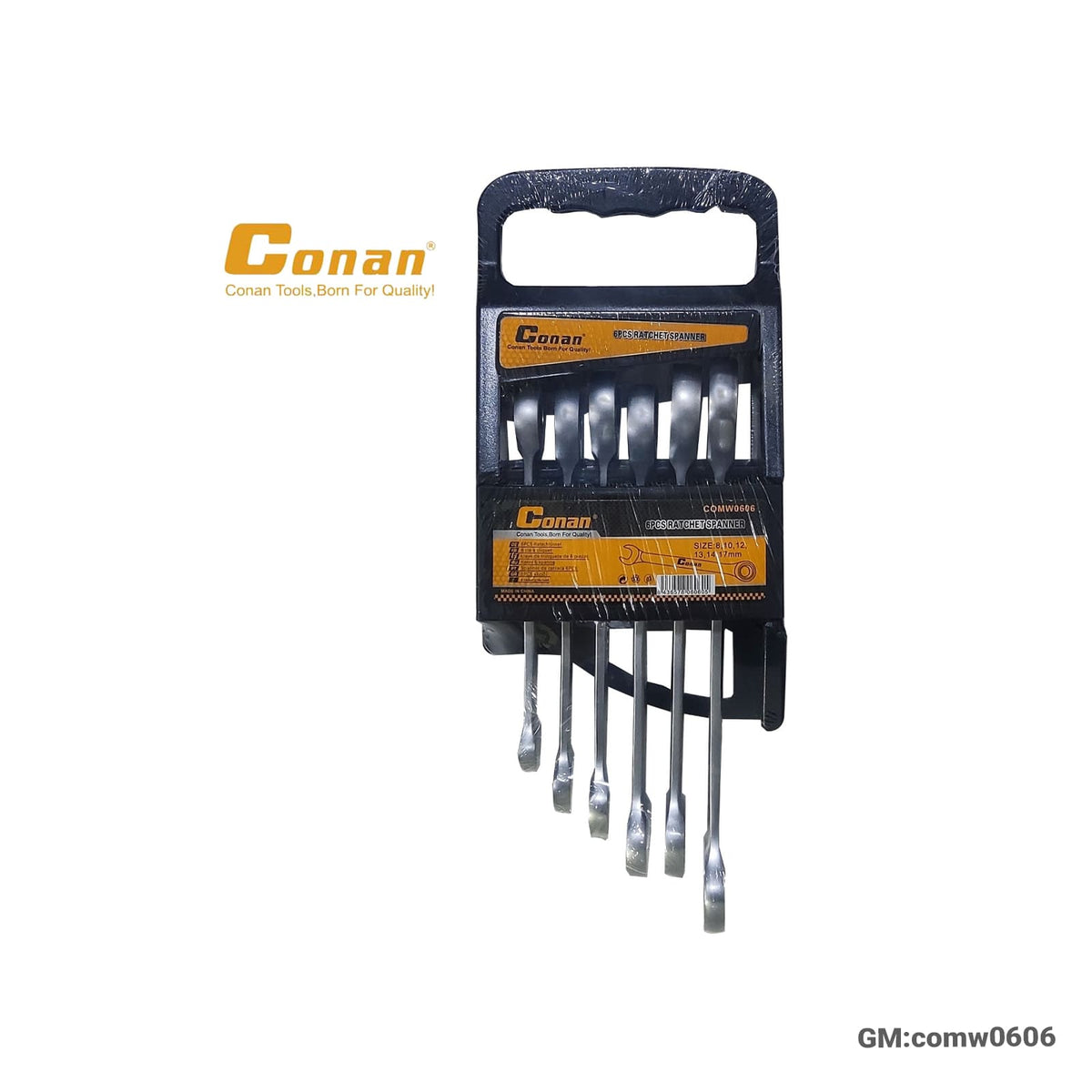 6Pcs Ratchet two-purpose Wrench "comw0606"