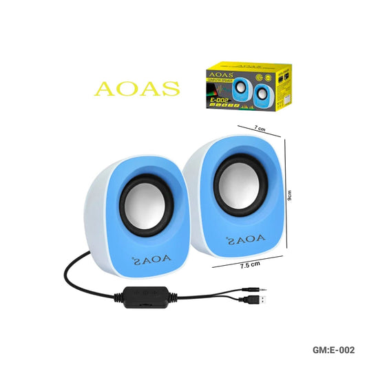 Pair of PC Speakers  "E-002 "