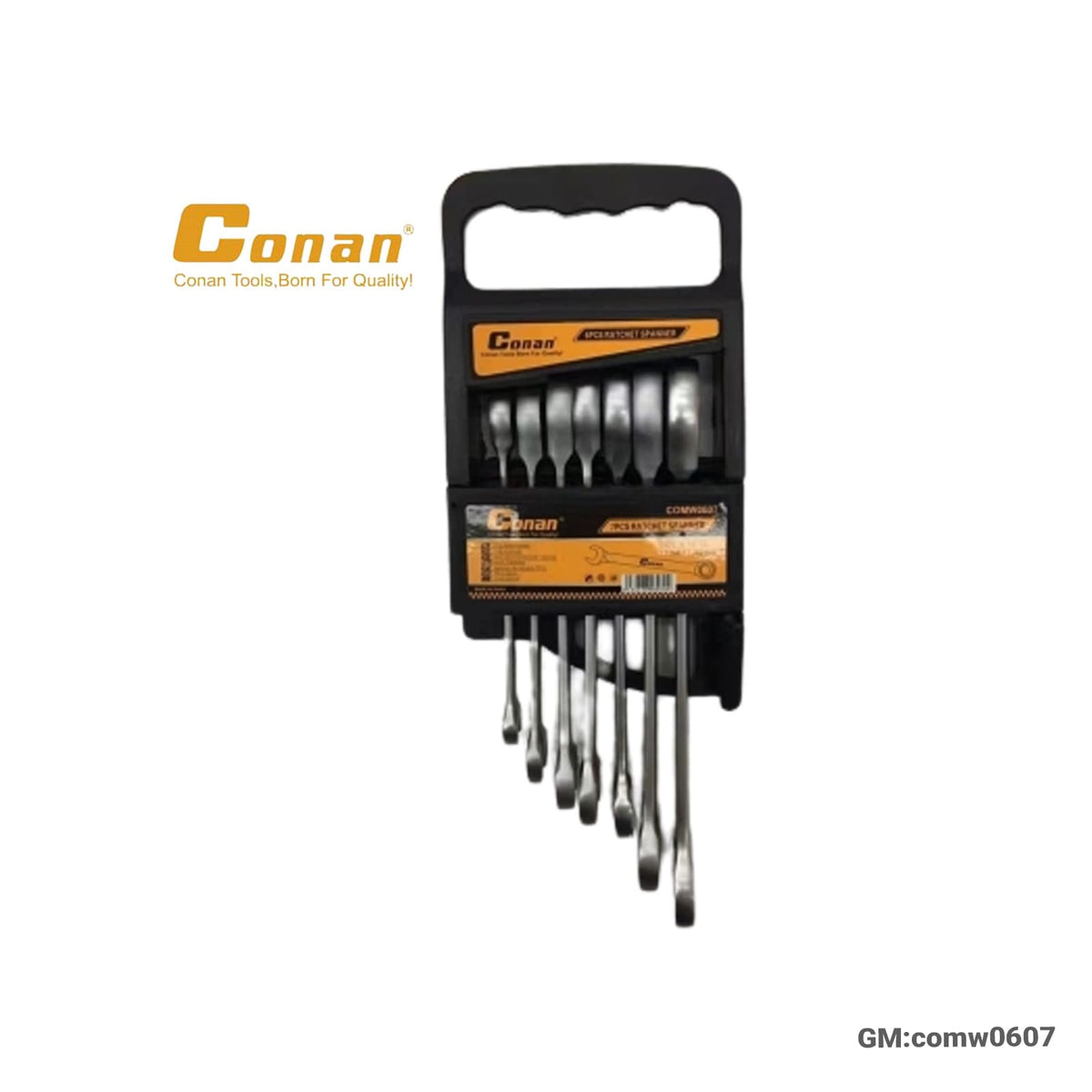 7pcs ratchet two-purpose wrench "comw0607"