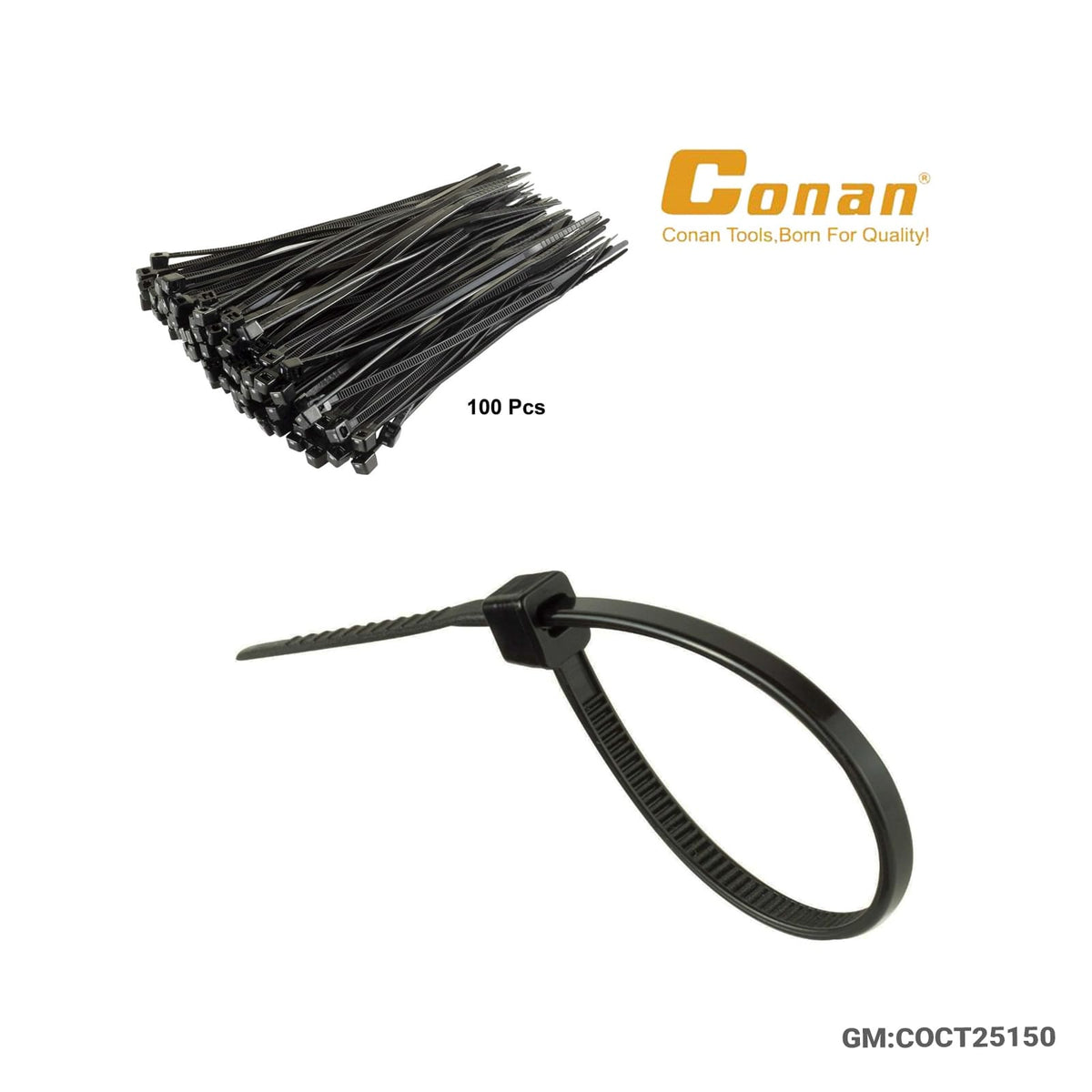 CABLE TIES 2.5x150mm "COCT25150"