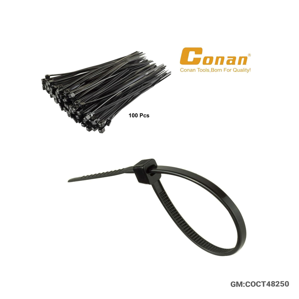 CABLE TIES 4.8x250mm "COCT48250"