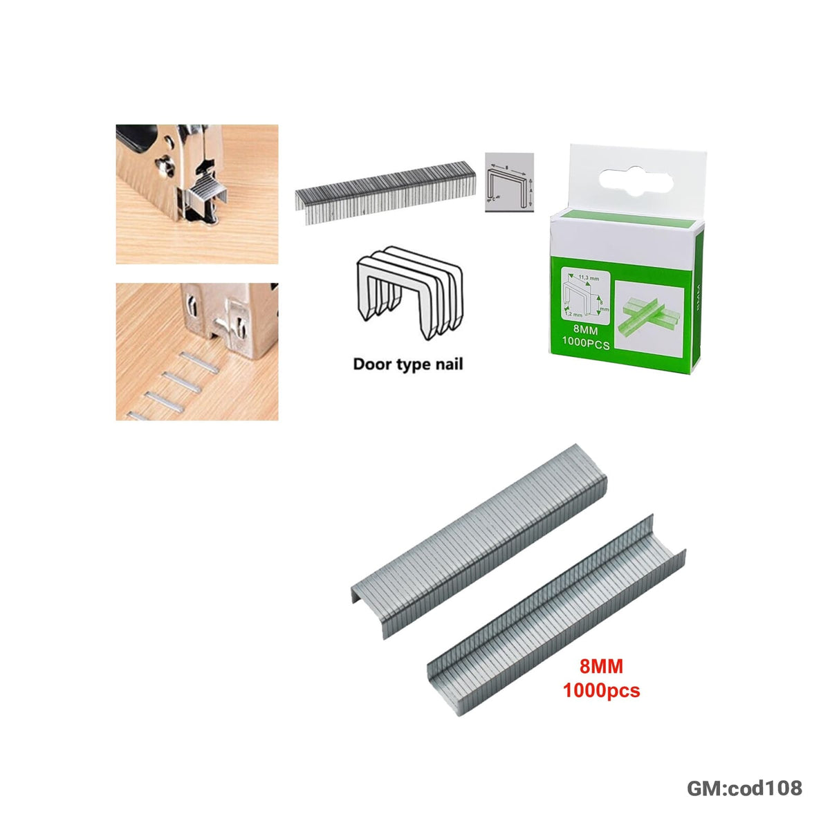Staples for Door Nail  "cod108"