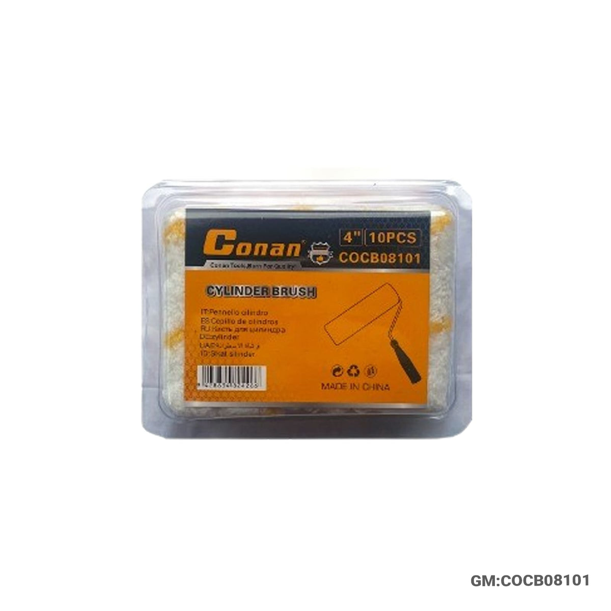 Roller Brush 4 Inch 10 PCS "COCB08101"