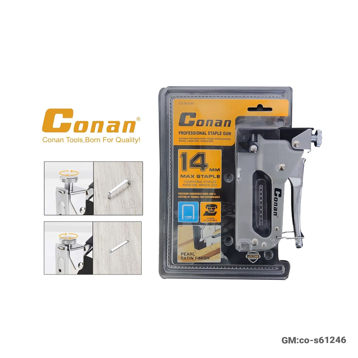 PROFESSIONAL STAPLE GUN "co-s61246"