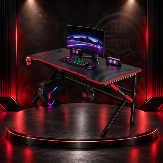 CHATTY K-Shaped Gaming Desk"562-13"