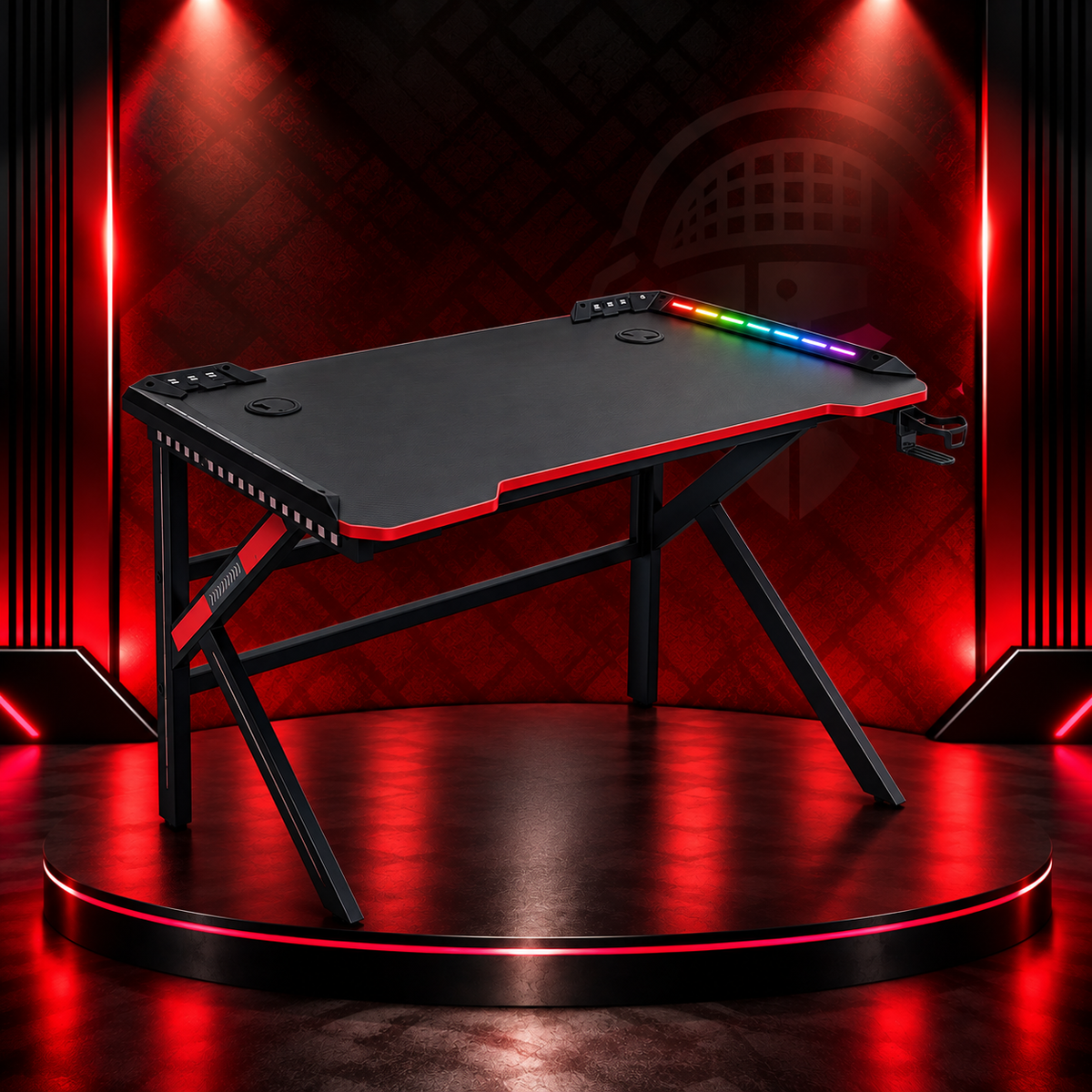 CHATTY Computer Gaming Desk with R B B "562-6"