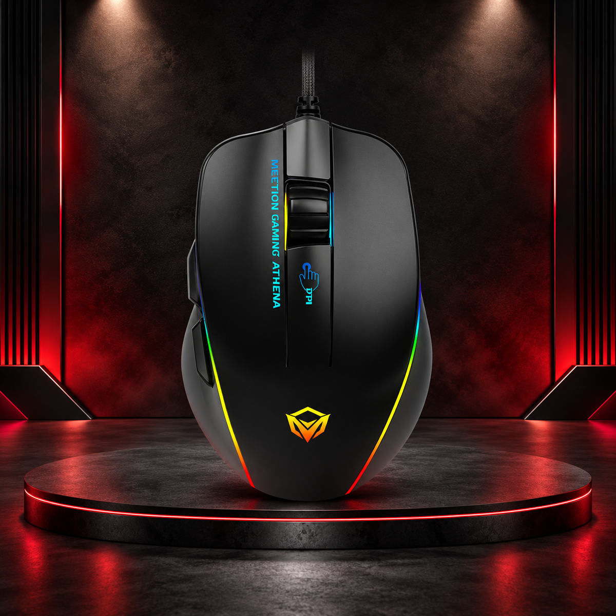 MEETION USB Corded Weight Adjusted Gaming Mouse  "gm230"