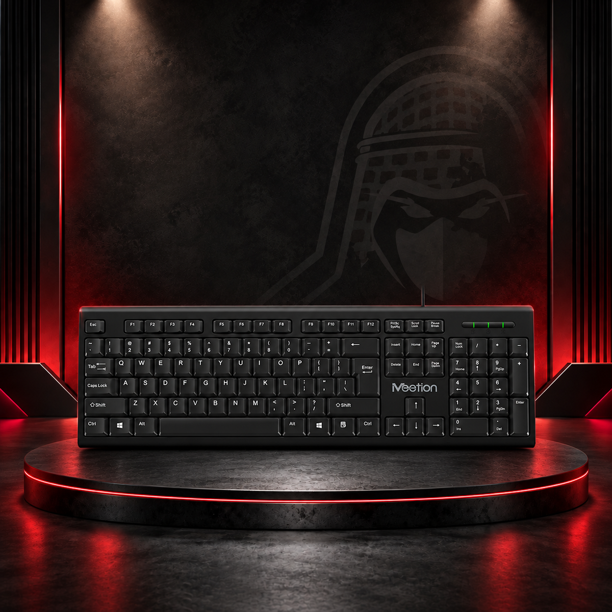 MEETION USB Standard Corded Keyboard 440x139x25mm "MT-K100"
