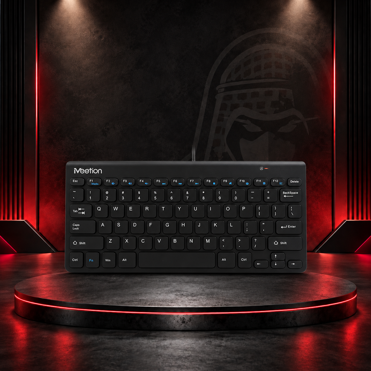 MEETION USB MINI OFFICE KEYBOARD 286x134x22mm "MT-k400"