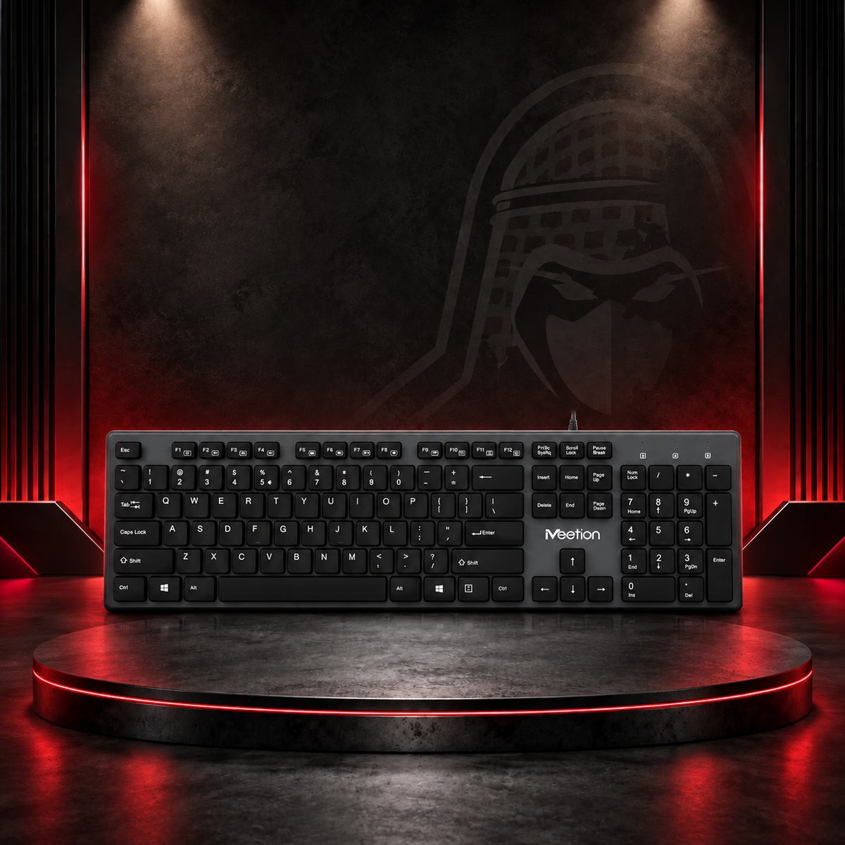 MEETION Ultrathin USB Wired keyboard 438x126x28mm "MT-K841"