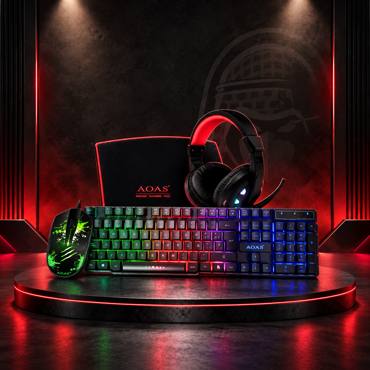 4 in 1 Gaming Combo Set  "AS-1088 "