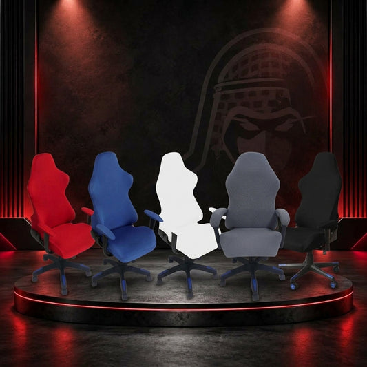 CHATTY 4PCS Set Gaming Chair & Office Chair Seat Covers With Armrest "C548-2"