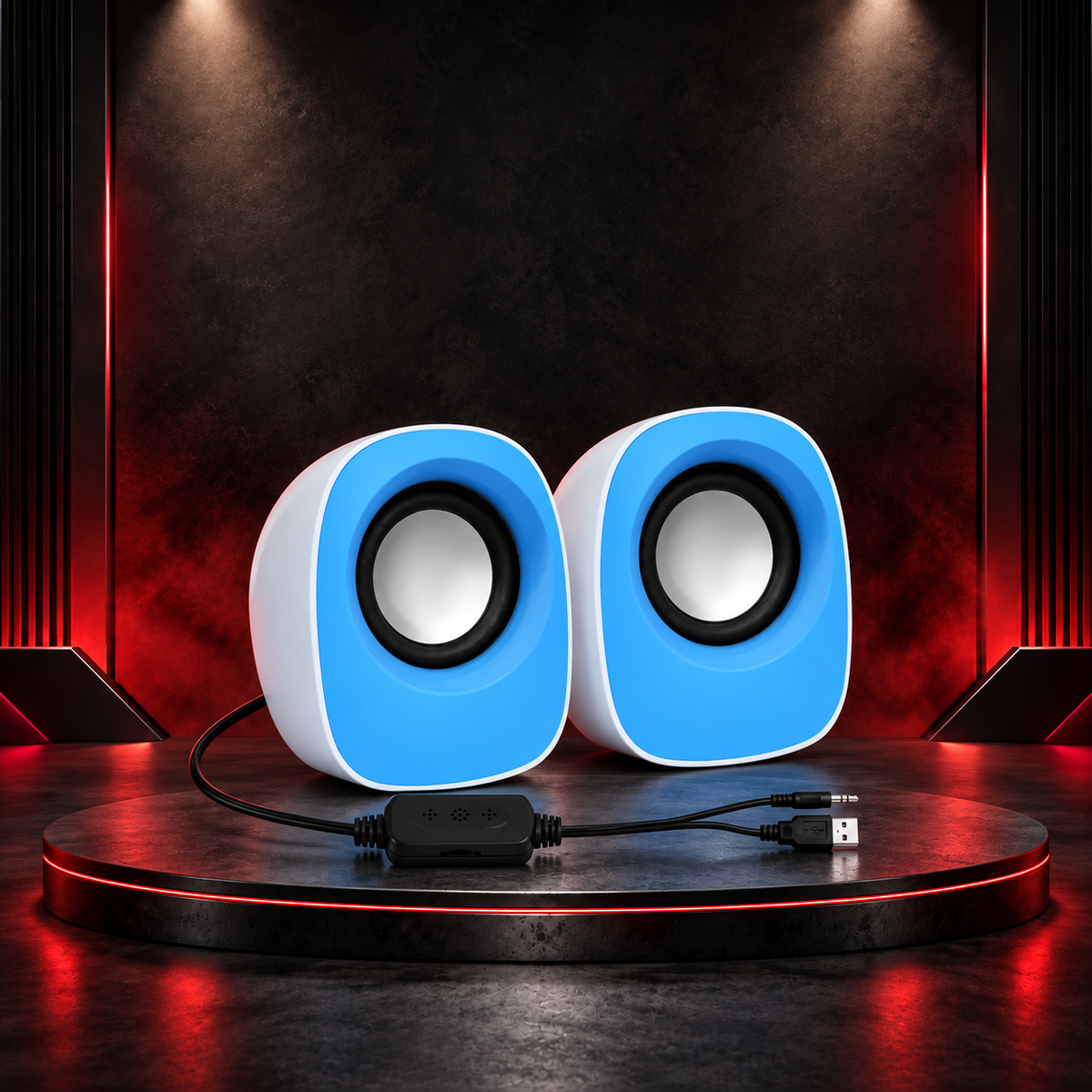 Pair of PC Speakers  "E-002 "