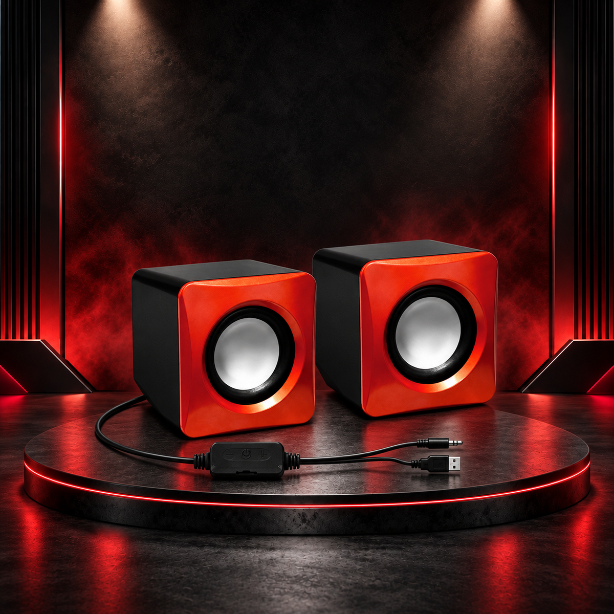 Pair of PC Speakers  "e-003"