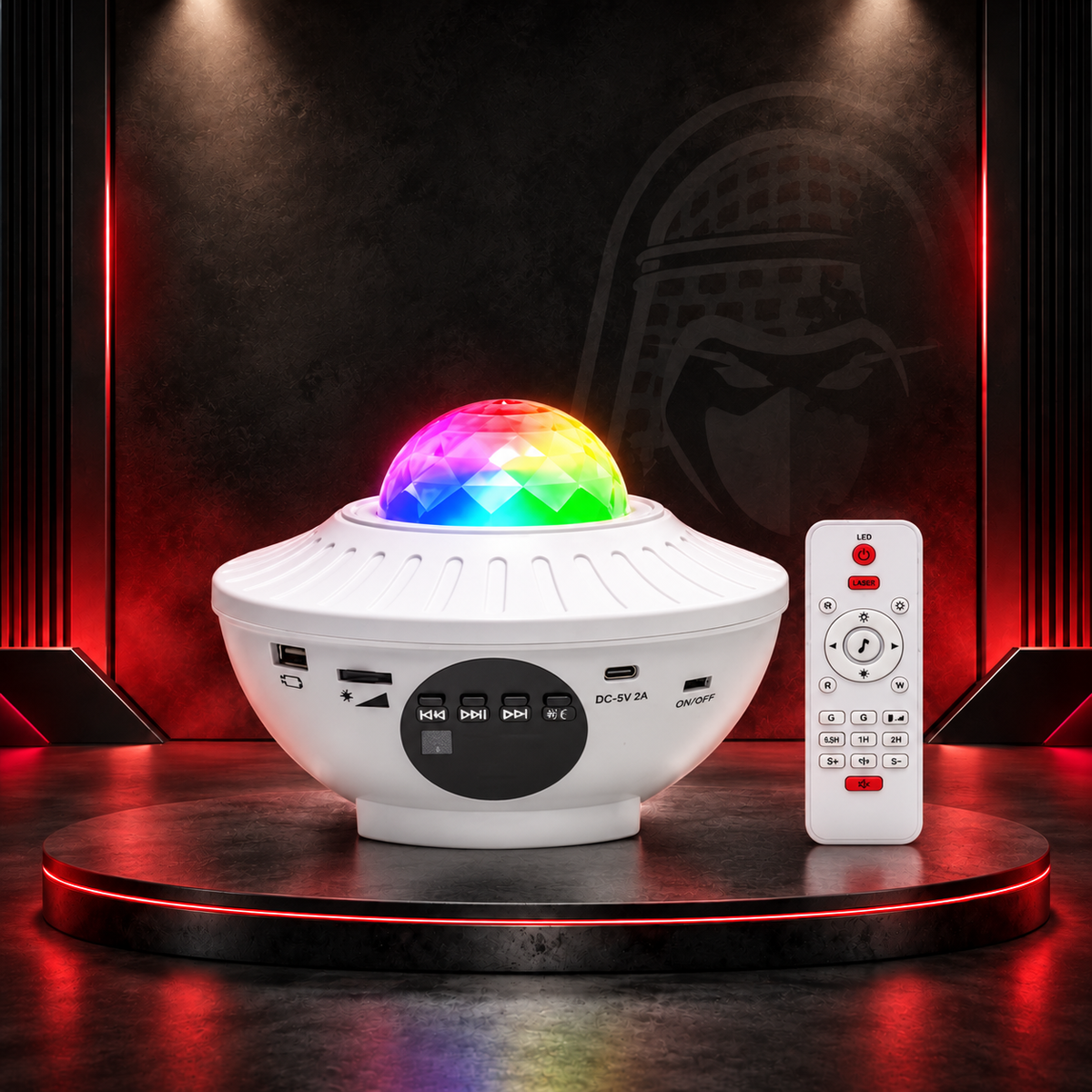 Galaxy Starry LED Night Lamp with Music, Bluetooth & Remote Control "LD007"