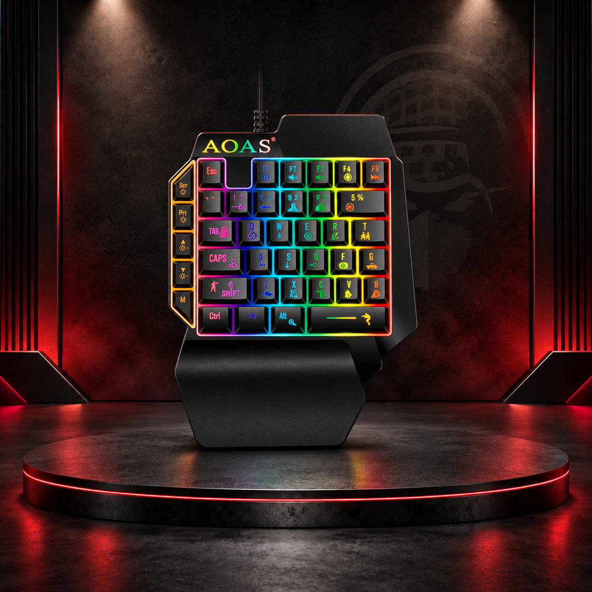M-1300 One-hand Gaming Keyboard