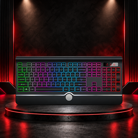 WB-580 Weibo RGB Wired Keyboard – Membrane, USB, English Layout