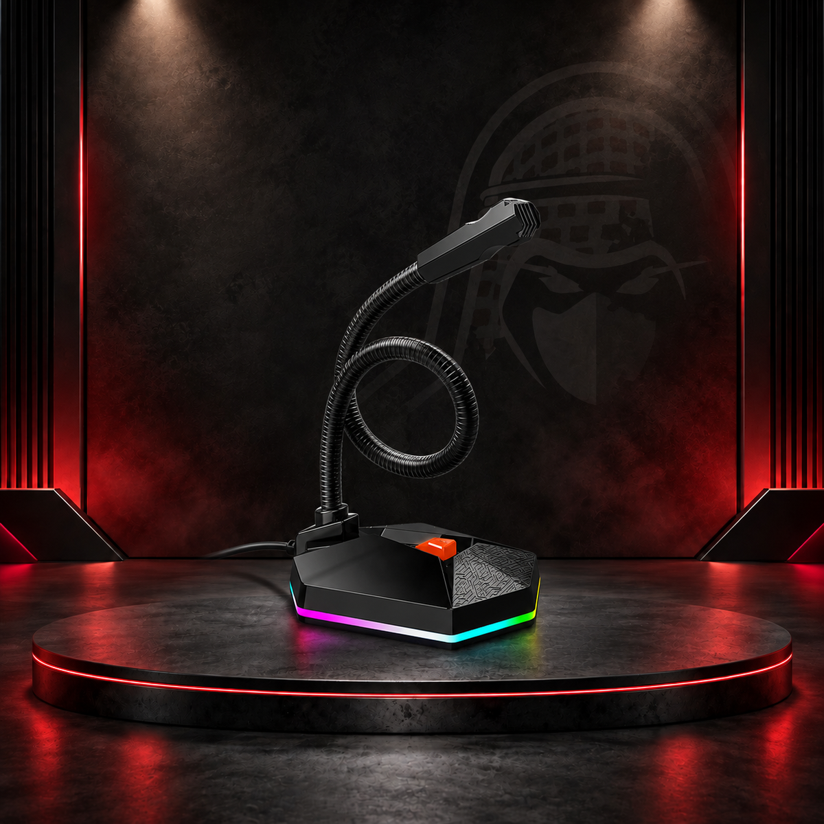 MEETION MT-MC13 Desktop Gaming Microphone with RGB Button