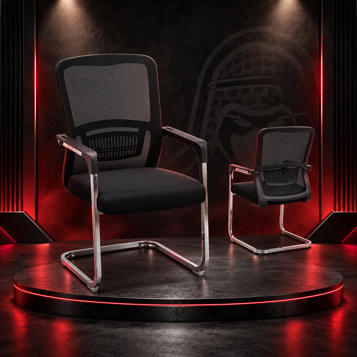 Comfortable & Ergonomic Office Chair (Cantilever Visitor Chair) – CH456-9